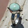 Carico Lake Turquoise Ring   Size 4 1/2
