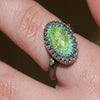 Carico Lake Turquoise Ring with 18k Gold   Size 6