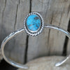 Deep Blue Kingman Turquoise Bracelet Cuff