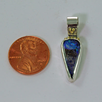 Milky Way Blue Purple Boulder Opal