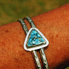 Turquoise Triangle Bracelet