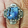 Queensland Boulder Opal Sterling Ring   Size 5